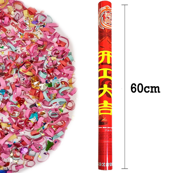 Large Size Confetti Party Popper with Foil Brick.